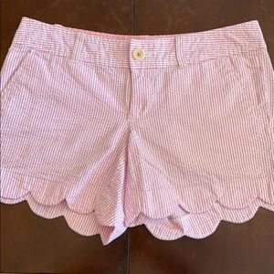 Lilly Pulitzer Seersucker Shorts (size 4)